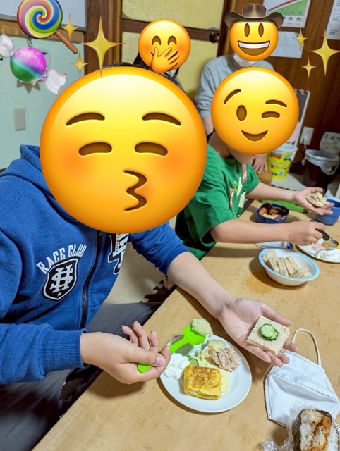 フレンチトースト　食事1